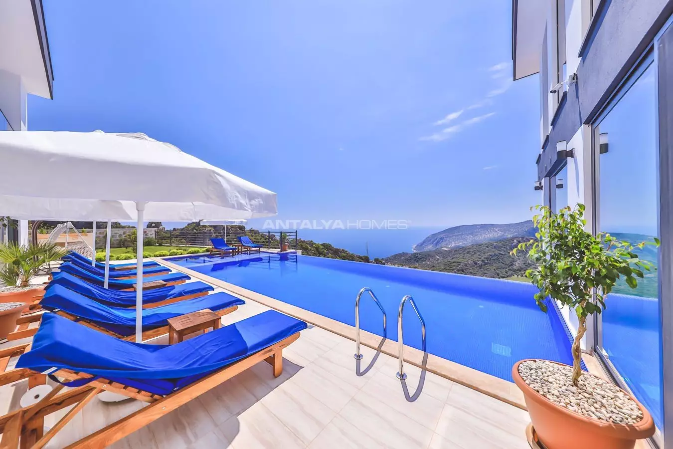 Spacious and Modern Villas with Panoramic Sea View in Kalkan