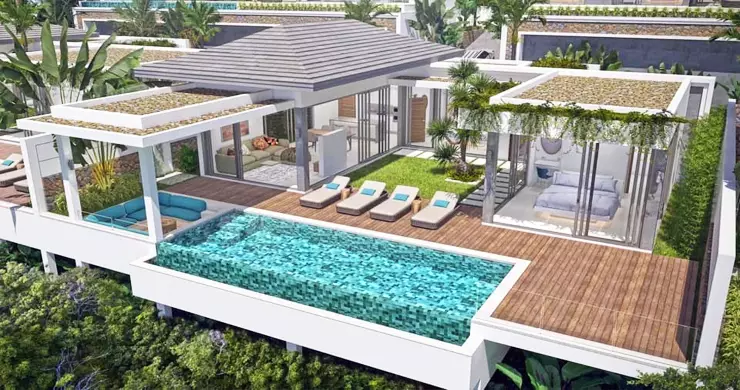 New 2-3 Bedroom Bali Luxury Pool Villas in Bophut