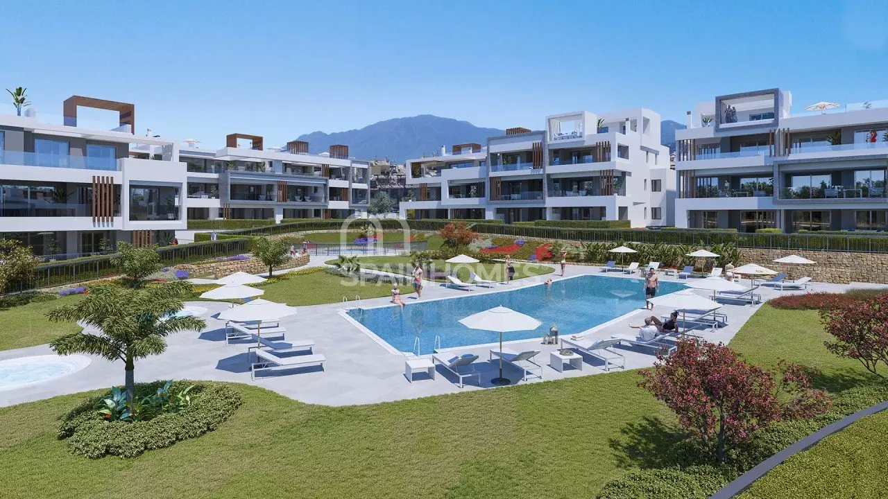 New Build Apartments in Estepona with the Mediterrenean View