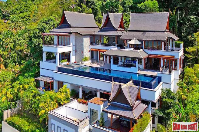 Baan Thai Surin Hill Estate | Amazing Five Bedroom Villa With Andaman Sea Views in an Exclusive Estate