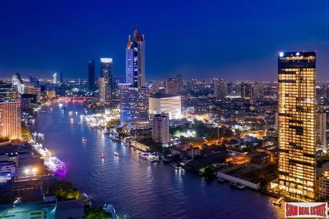 Exclusive Newly Completed Luxury Condo with Spectacular Panoramic Chao Phraya River Views – Four Bedroom Duplex