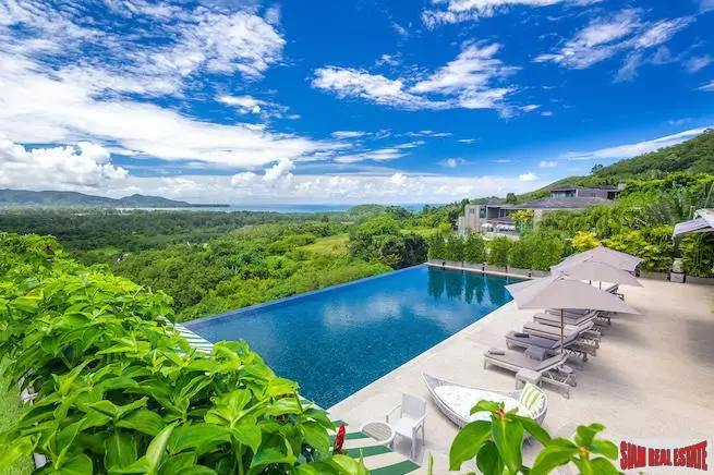 La Colline | Stunning Sea Views from this Seven Bedroom Private Pool Villa for Sale in Layan