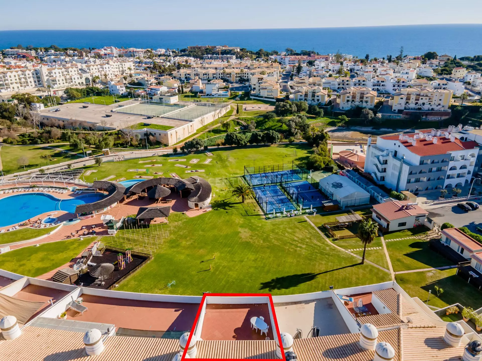 Duplex With Panoramic Sea View In The Center Of Albufeira, Terrace 46m2