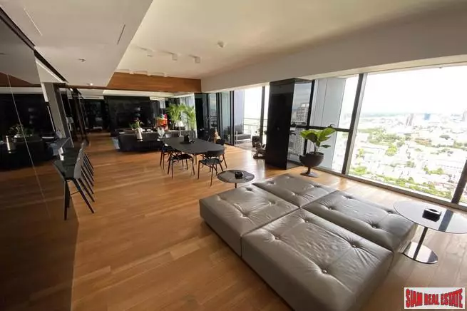 The Met | Stunning 198 Sqm Extensive 1 Bed Condo with 3 Balconies, Office and Maids Room with Amazing Views on the 43rd Floor at Sathorn