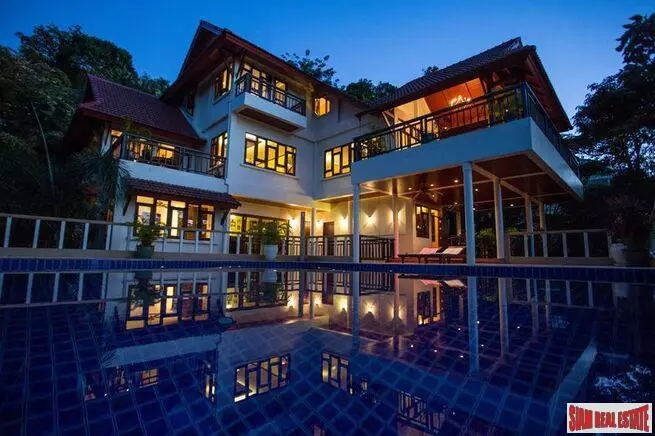Three Bedroom Private Pool Villa with Patong Bay Sea Views + Large Vacant Land Plot