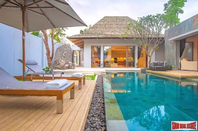 New Modern Private Pool Villas With 2 to 4 Bedrooms for Sale in Thalang
