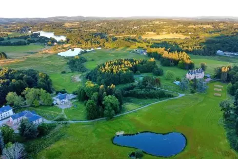 34. Ariel view of golf  & forest villa location