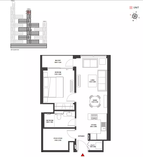 Floor Plan (Tower-B, Type-B)