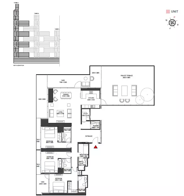 Floor Plan (Tower-A, Type-G)