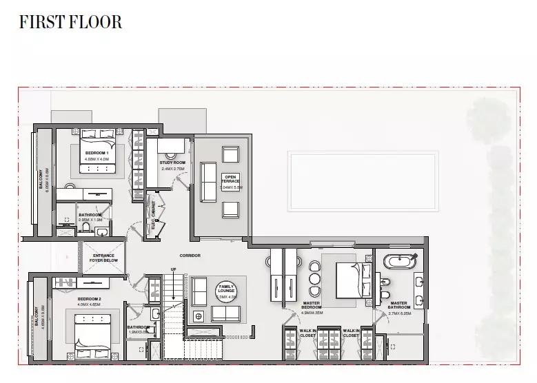 Floor Plan (First Floor, Type - A)