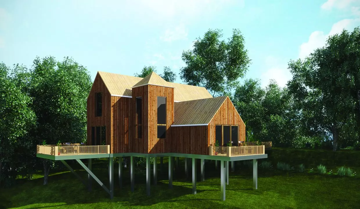 35. Forest villa CGI