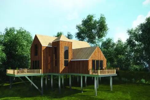 35. Forest villa CGI