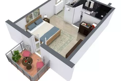 Floorplan - 1 Bed